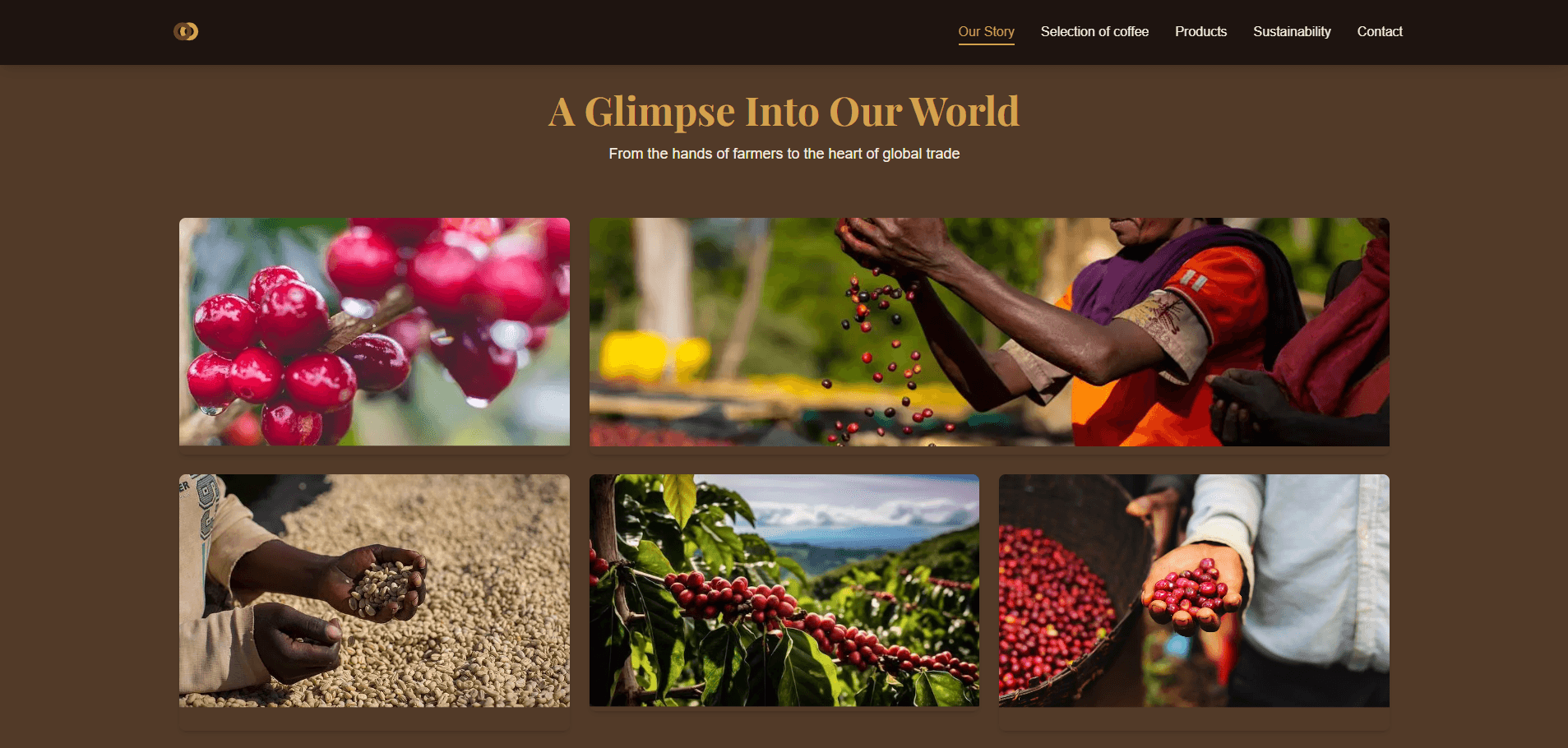 Mekiya Coffee Landing Page